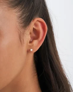 Bijou Brigitte Perlenschmuck|Basics>Ohrstecker - Mini Pearls weiß