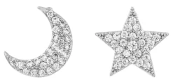 Bijou Brigitte Ohrstecker>Ohrstecker - Moon Star silber