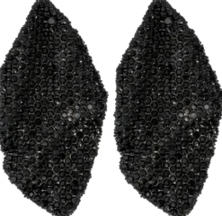 Bijou Brigitte Ohrstecker>Ohrstecker - Oblivion Leaves schwarz