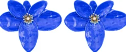 Bijou Brigitte Blumenschmuck|Ohrstecker>Ohrstecker - Ocean Blossom blau