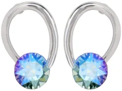 Bijou Brigitte Silver Crystals|Ohrstecker>Ohrstecker - Ocean Love blau, silber