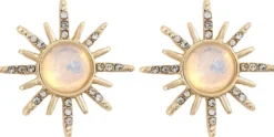 Bijou Brigitte Ohrringe Gold|Ohrstecker>Ohrstecker - Opal Sun gold