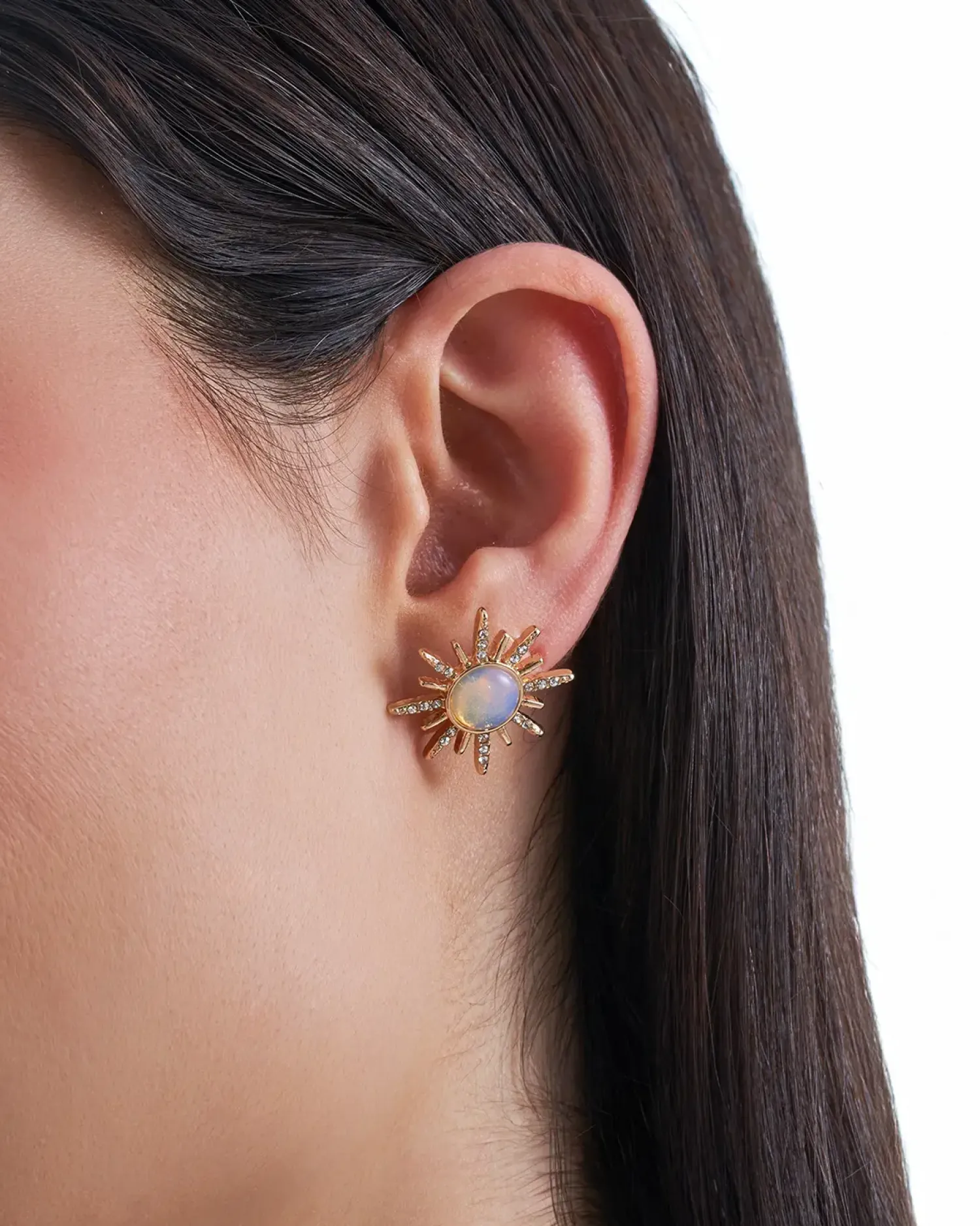 Bijou Brigitte Ohrringe Gold|Ohrstecker>Ohrstecker - Opal Sun gold