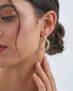 Bijou Brigitte Ohrringe Gold|Ohrstecker>Ohrstecker - Oval Glow gold