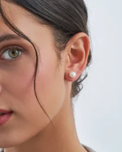 Bijou Brigitte Ohrstecker|Perlenschmuck>Ohrstecker - Pearl Beauty weiß, silber