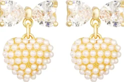 Bijou Brigitte Ohrringe Gold|Ohrstecker>Ohrstecker - Pearl Love gold, weiß