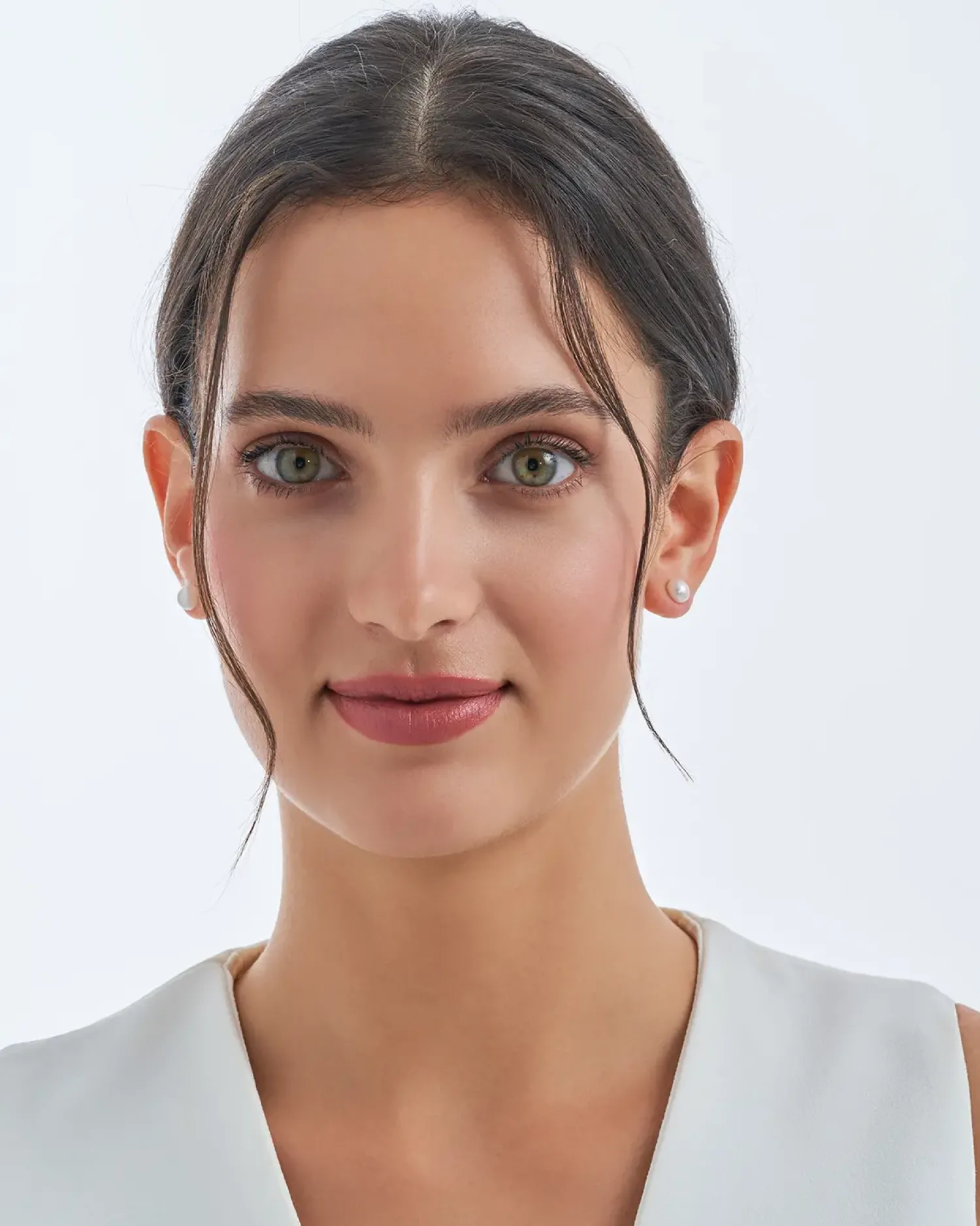 Bijou Brigitte Ohrstecker|Perlenschmuck>Ohrstecker - Pearly Beauty weiß, silber