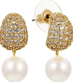Bijou Brigitte Für Bestimmte Personen|Ohrringe Gold>Ohrstecker - Pearly Catch gold