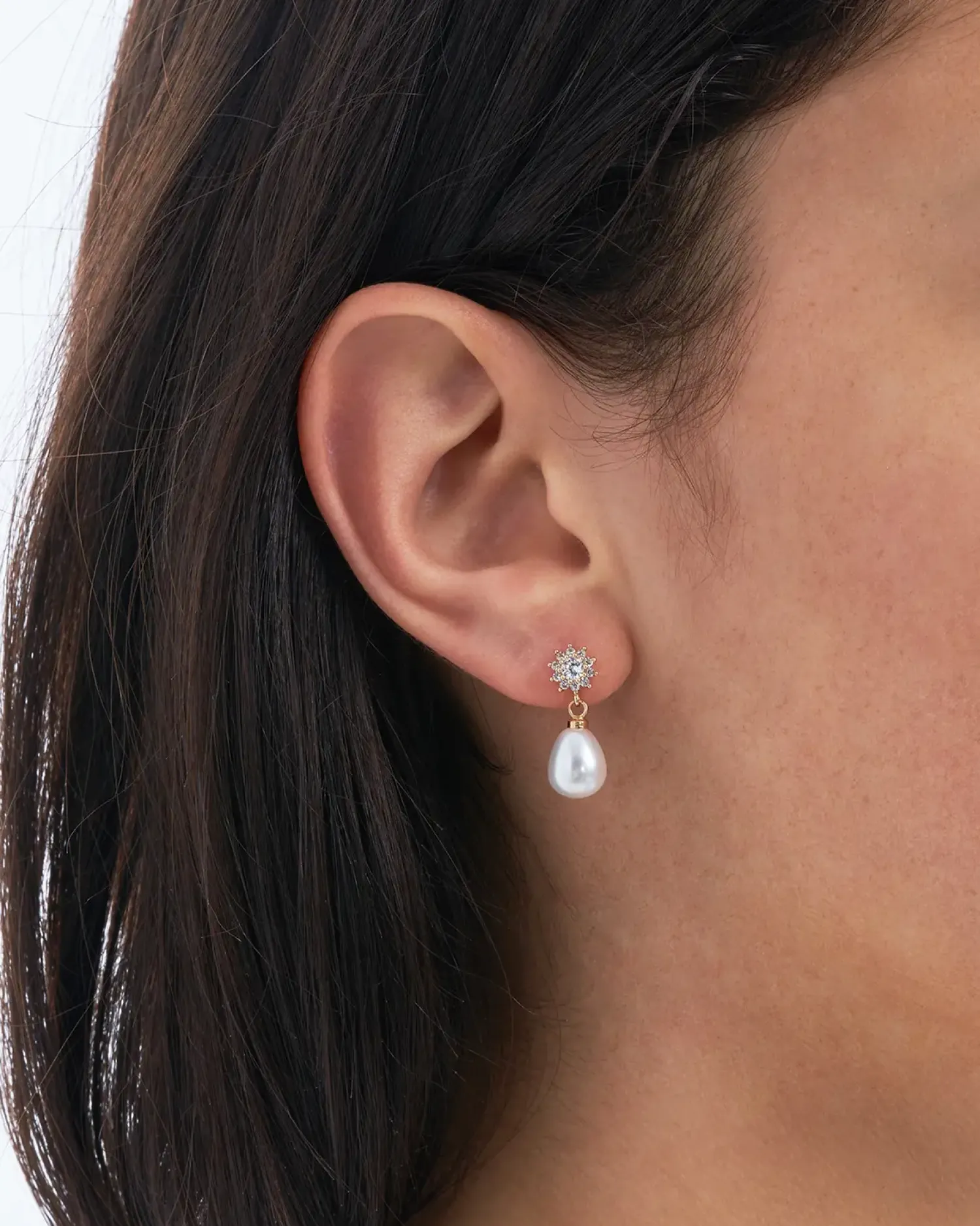 Bijou Brigitte Perlenschmuck|Ohrringe Gold>Ohrstecker - Pearly Charme gold, weiß