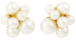 Bijou Brigitte Perlenschmuck|Ohrstecker>Ohrstecker - Pearly Chunk weiß