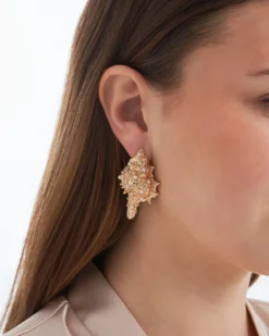 Bijou Brigitte Ohrringe Gold|Maritimer Schmuck>Ohrstecker - Pearly Shell gold