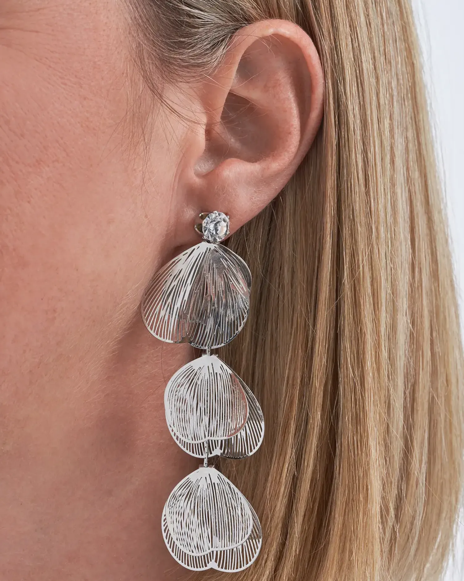 Bijou Brigitte Blumenschmuck|Ohrstecker>Ohrstecker - Perfect Petals silber