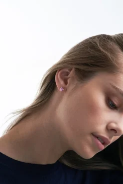 Bijou Brigitte Ohrringe 925Er Silber|Ohrringe 925Er Silber>Ohrstecker - Pink Dream rosa, silber