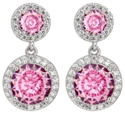 Bijou Brigitte Ohrringe 925Er Silber|Ohrringe 925Er Silber>Ohrstecker - Pink Glam rosa, silber