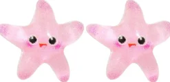 Bijou Brigitte Kinderschmuck|Ohrringe 925Er Silber>Ohrstecker - Pink Starfish rosa