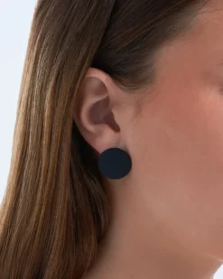 Bijou Brigitte Ohrstecker>Ohrstecker - Plain Black schwarz