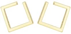 Bijou Brigitte Ohrringe Gold|Ohrstecker>Ohrstecker - Pretty Square gold