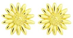 Bijou Brigitte Ohrringe Gold|Blumenschmuck>Ohrstecker- Radiant Flower gold
