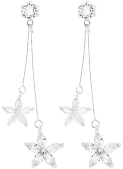 Bijou Brigitte Ohrstecker>Ohrstecker - Radiant Flowers silber