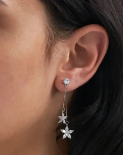 Bijou Brigitte Ohrstecker>Ohrstecker - Radiant Flowers silber
