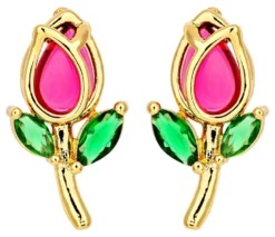 Bijou Brigitte Ohrringe Gold|Blumenschmuck><noscript><img width=