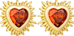 Bijou Brigitte Ohrringe Gold|Ohrstecker>Ohrstecker - Red Zirconia gold, rot