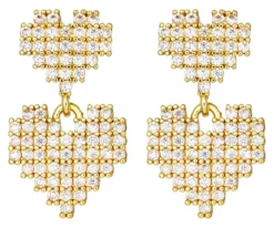 Bijou Brigitte Für Bestimmte Personen|Ohrringe Gold>Ohrstecker - Retro Hearts gold