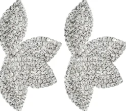 Bijou Brigitte Blumenschmuck|Ohrstecker>Ohrstecker - Rhinestone Flower silber