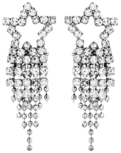 Bijou Brigitte Ohrstecker>Ohrstecker - Rhinestone Stars silber