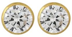 Bijou Brigitte Ohrringe Gold|Silver Crystals>Ohrstecker - Rich gold