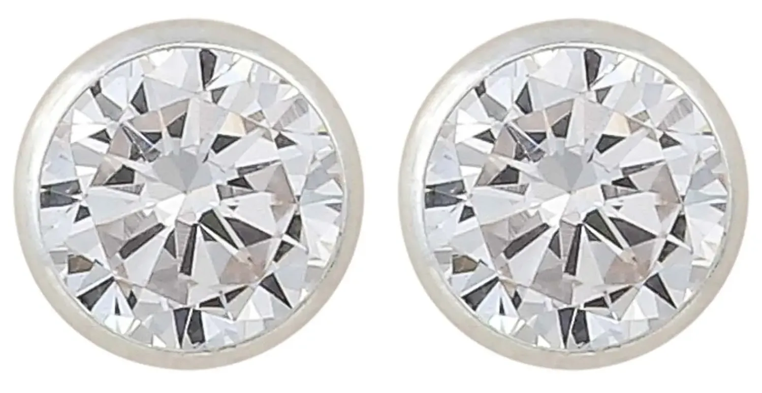 Bijou Brigitte Silver Crystals|Ohrstecker>Ohrstecker - Rich Silver silber