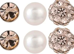 Bijou Brigitte Ohrringe 925Er Silber|Ohrringe 925Er Silber>Ohrstecker - Rose Glamour No.1 rosa