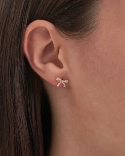 Bijou Brigitte Ohrringe 925Er Silber|Ohrringe 925Er Silber>Ohrstecker - Rosy Bows roségold