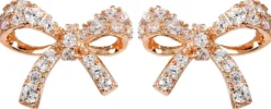Bijou Brigitte Ohrringe 925Er Silber|Ohrringe 925Er Silber>Ohrstecker - Rosy Bows roségold