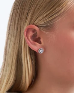 Bijou Brigitte Brautohrringe|Brautschmuck>Ohrstecker - Round About silber