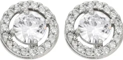 Bijou Brigitte Brautohrringe|Brautschmuck>Ohrstecker - Round About silber