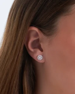 Bijou Brigitte Basics|Ohrstecker>Ohrstecker - Round Gleam silber