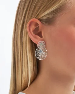 Bijou Brigitte Ohrstecker>Ohrstecker - Round Ornament silber