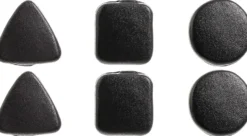 Bijou Brigitte Ohrstecker>Ohrstecker-Set - Black Shapes schwarz
