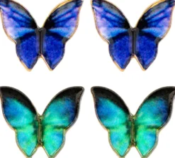 Bijou Brigitte Ohrstecker>Ohrstecker-Set - Blue Wings blau