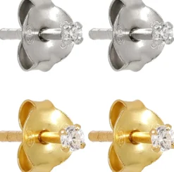 Bijou Brigitte Silver Crystals|Ohrstecker>Ohrstecker-Set - Classic Duo gold, silber