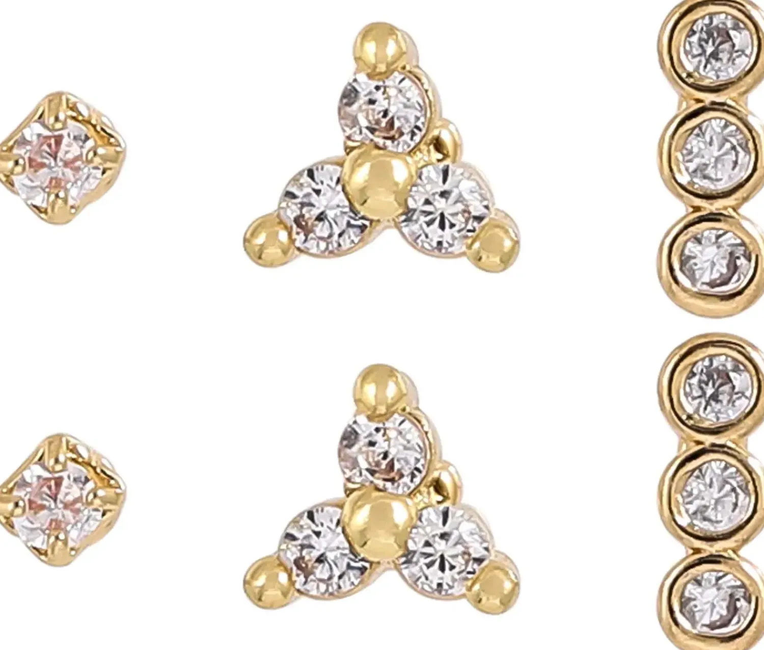 Bijou Brigitte Ohrringe Gold|Ohrstecker>Ohrstecker-Set - Classic Pieces gold