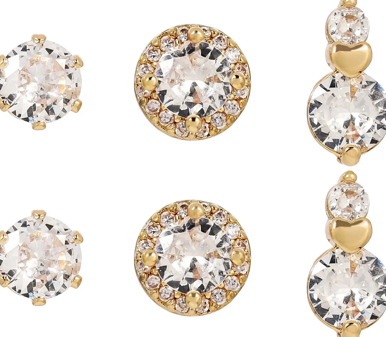Bijou Brigitte Ohrringe Gold|Ohrstecker>Ohrstecker-Set - Exclusive Vibe gold