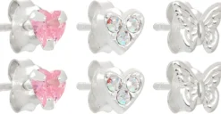 Bijou Brigitte Silver Crystals|Ohrstecker>Ohrstecker-Set - Fairy Vibes silber