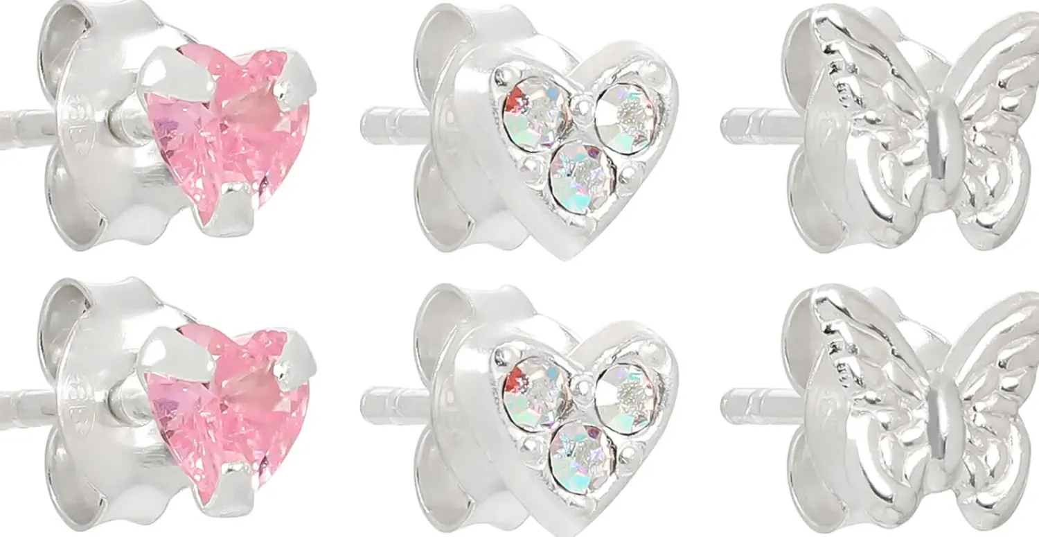 Bijou Brigitte Silver Crystals|Ohrstecker>Ohrstecker-Set - Fairy Vibes silber