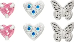 Bijou Brigitte Silver Crystals|Ohrstecker><noscript><img width=