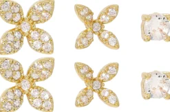 Bijou Brigitte Ohrringe Gold|Blumenschmuck>Ohrstecker-Set - Floral Fizz gold