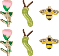 Bijou Brigitte Bunter Schmuck|Ohrstecker>Ohrstecker-Set - Garden Whimsy mehrfarbig