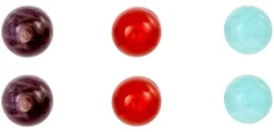 Bijou Brigitte Ohrstecker>Ohrstecker-Set - Gemstone Trio türkis, braun, rot