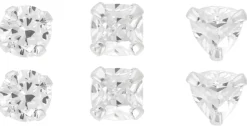 Bijou Brigitte Ohrringe 925Er Silber|Ohrringe 925Er Silber>Ohrstecker-Set - Glossy Trio silber